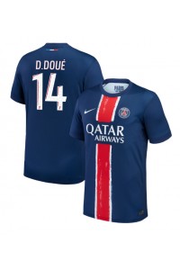 Paris Saint-Germain Desire Doue #14 Voetbaltruitje Thuis tenue 2024-25 Korte Mouw